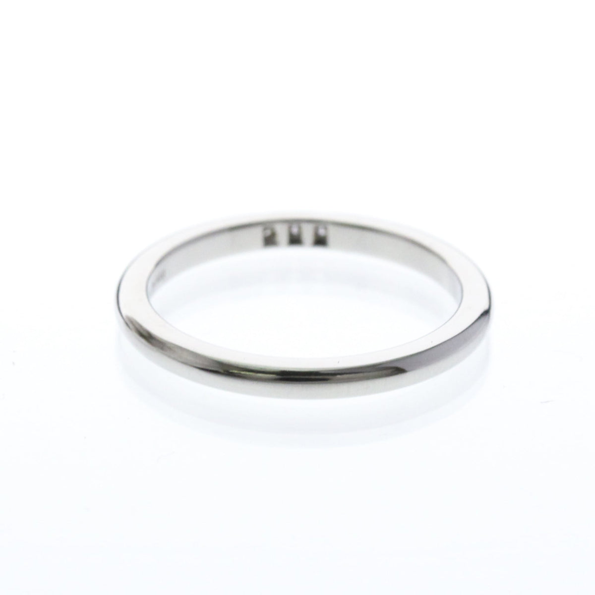 Tiffany & Co. Forever Band Platinum With Diamonds Silver Platinum Ring Jewelry (Pre-Owned)