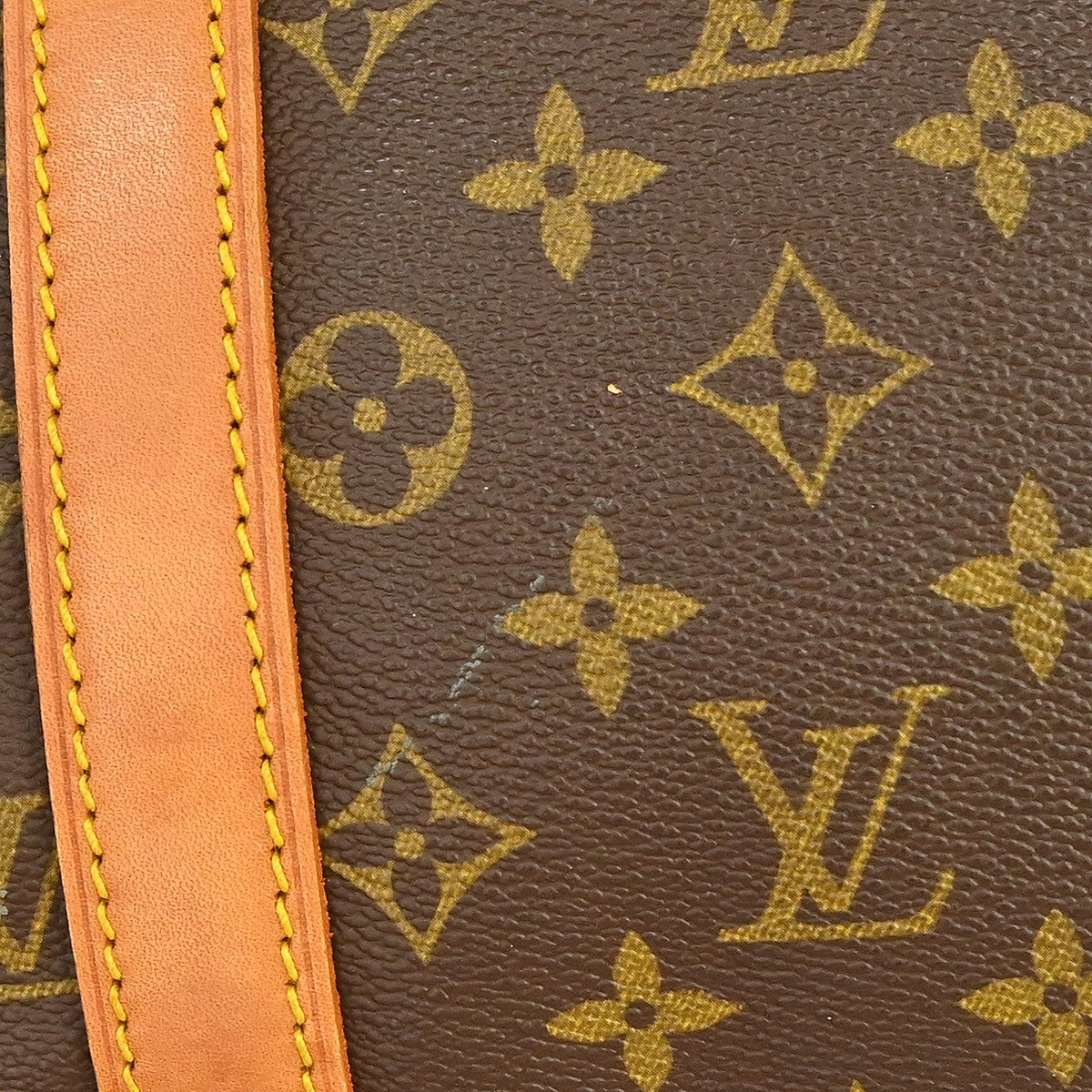 Louis Vuitton Keepall Monogram Canvas Brown Canvas Travel Bag Bag (Pre-Owned)