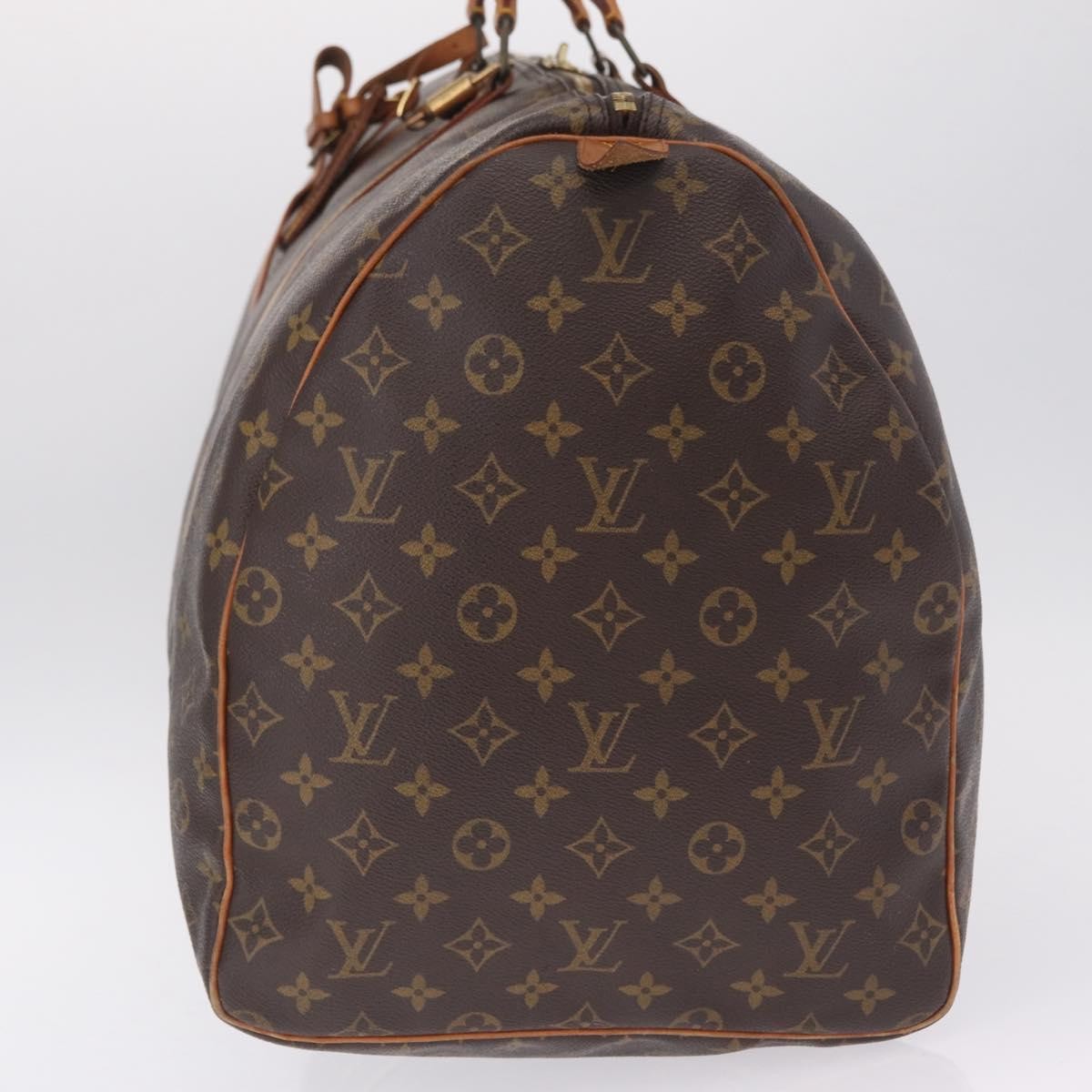 Louis Vuitton Keepall Monogram Canvas Brown Canvas Travel Bag Bag (Pre-Owned)