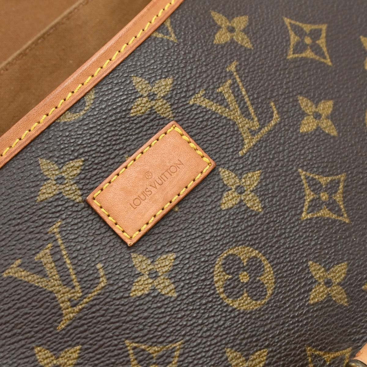 Louis Vuitton Saumur Monogram Canvas Brown Canvas Shoulder Bag Bag (Pre-Owned)