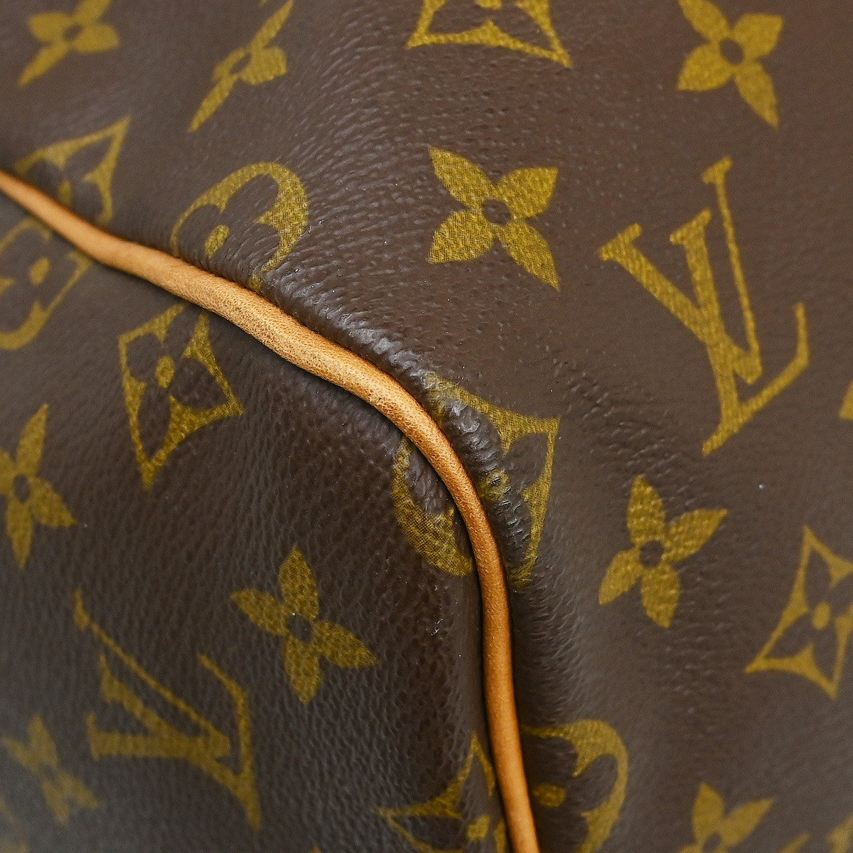 Louis Vuitton Keepall Monogram Brown Canvas Travel Bag Bag (Pre-Owned)
