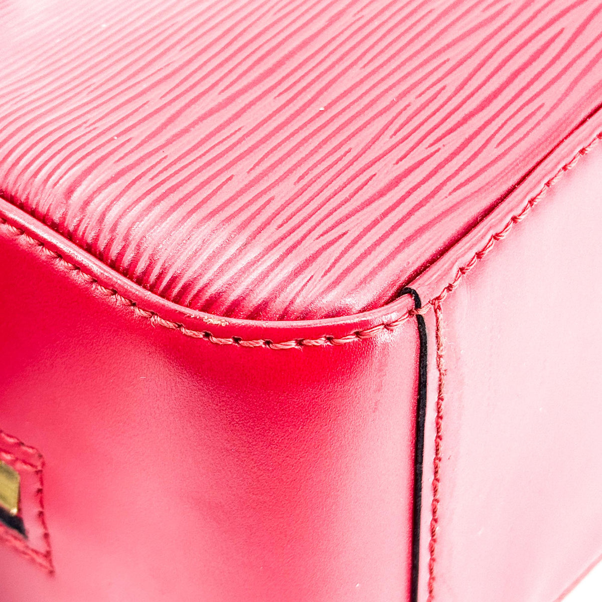 Louis Vuitton Jasmin Epi Leather Red Leather Handbag (Pre-Owned)
