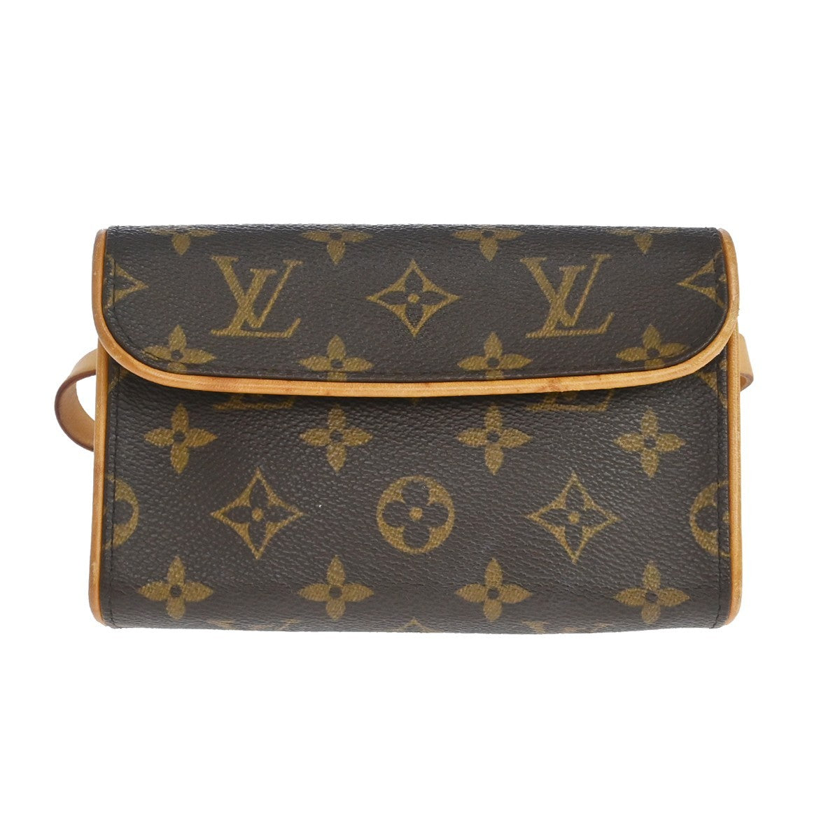 Louis Vuitton Florentine Canvas Brown Canvas Clutche & Pouche Bag (Pre-Owned)