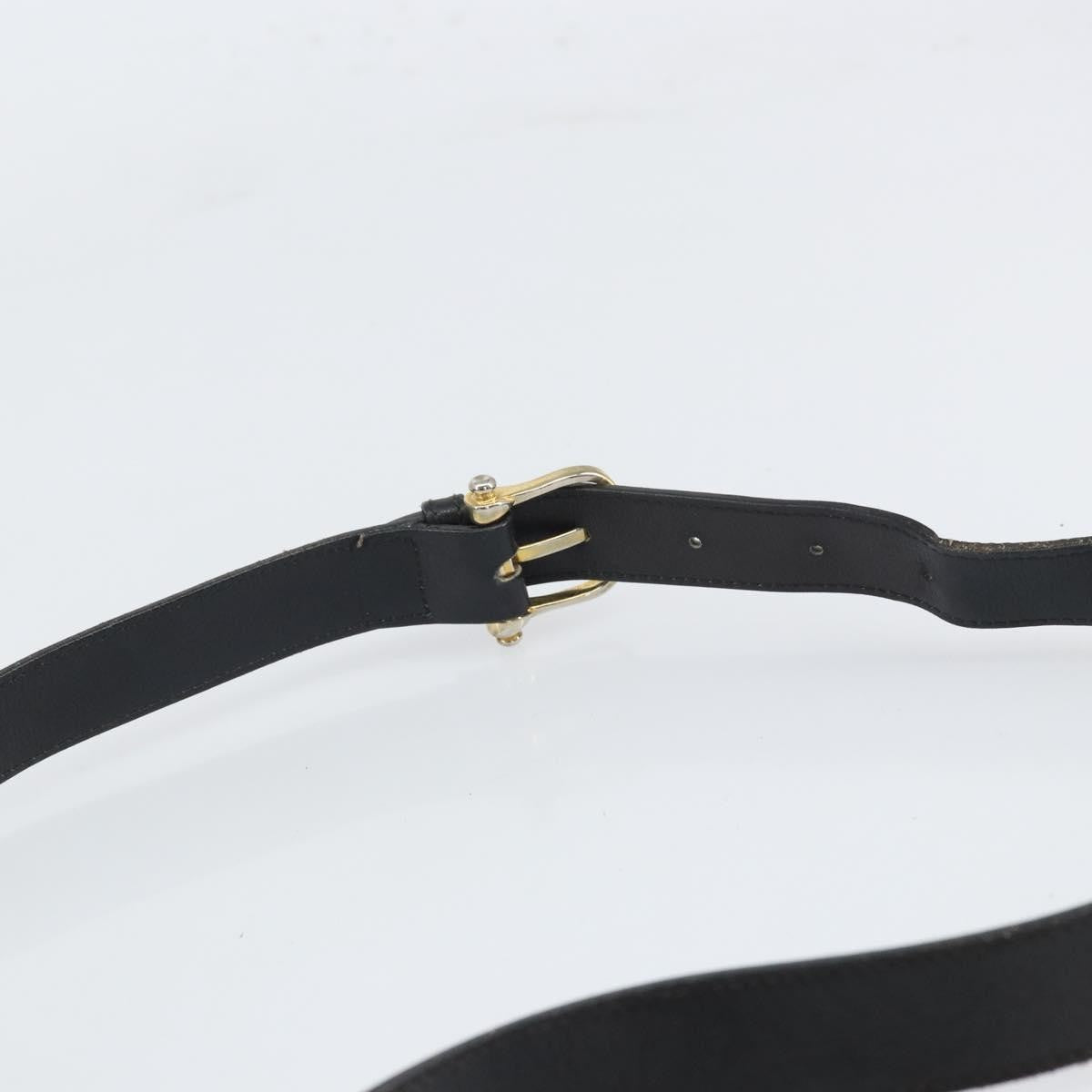 Celine Vintage Leather Black Leather Shoulder Bag Bag (Pre-Owned)