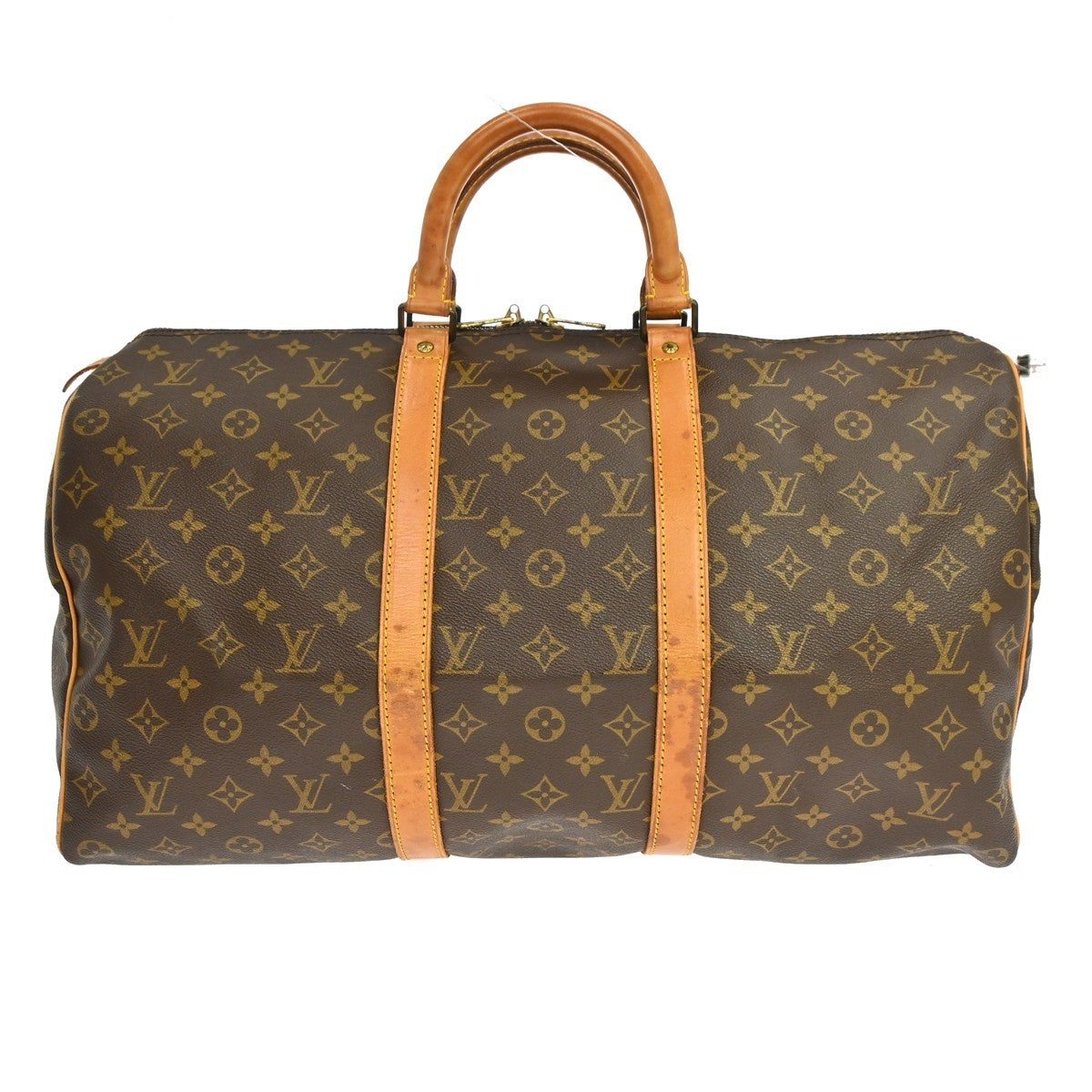 Louis Vuitton Keepall Monogram Canvas Brown Canvas Travel Bag Bag (Pre-Owned)