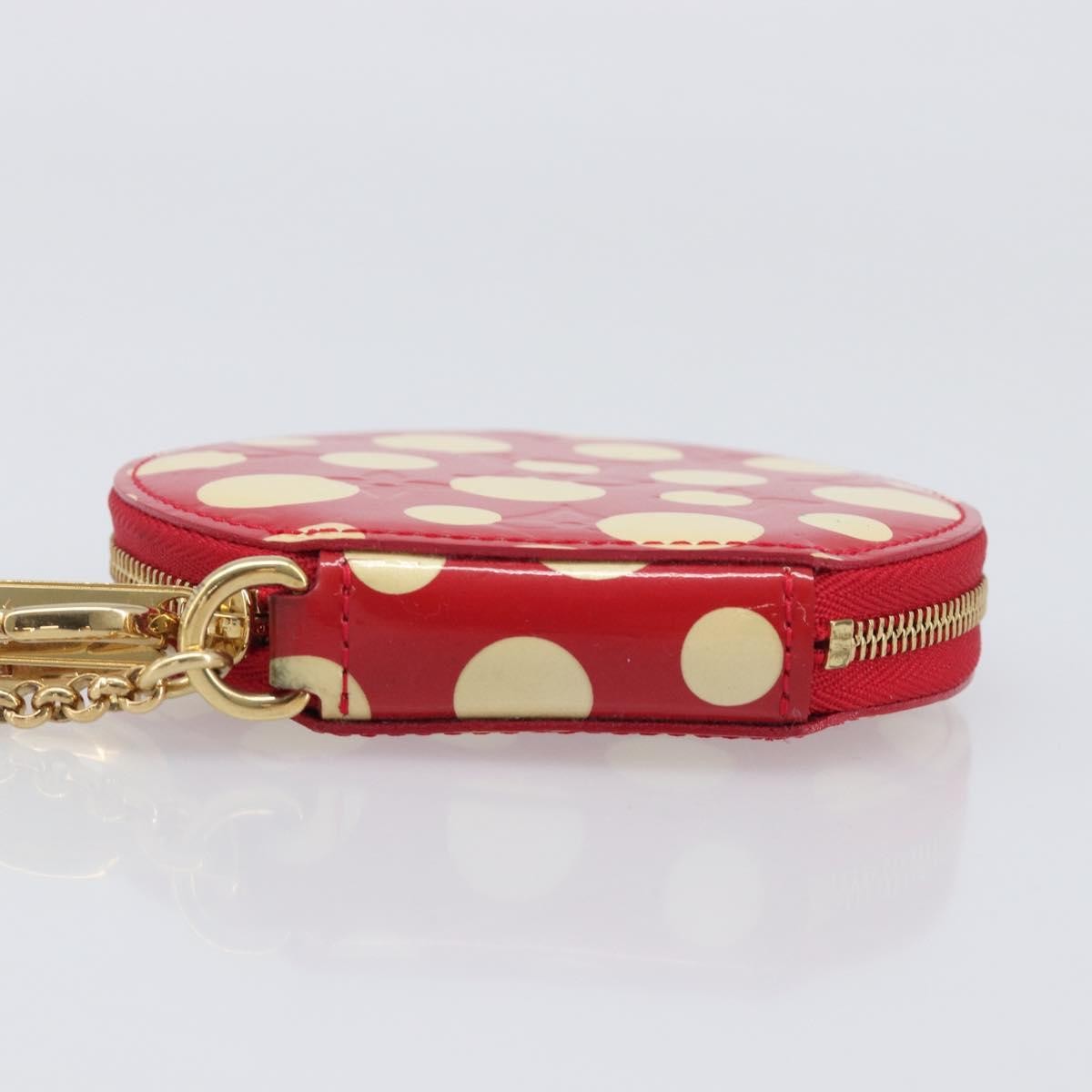 Louis Vuitton Boite Chapeau Coin Purse Patent Leather Red Patent_Leather Wallets Accessory (Pre-Owned)