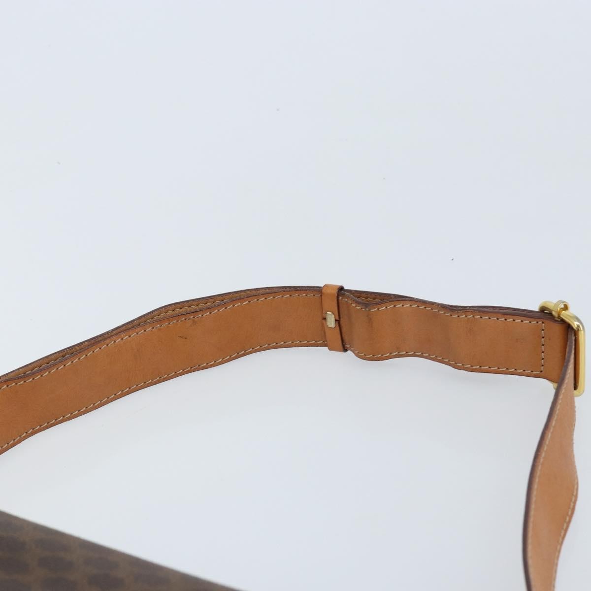 Celine Vintage Macadam Canvas Brown Canvas Backpack Bag (Pre-Owned)