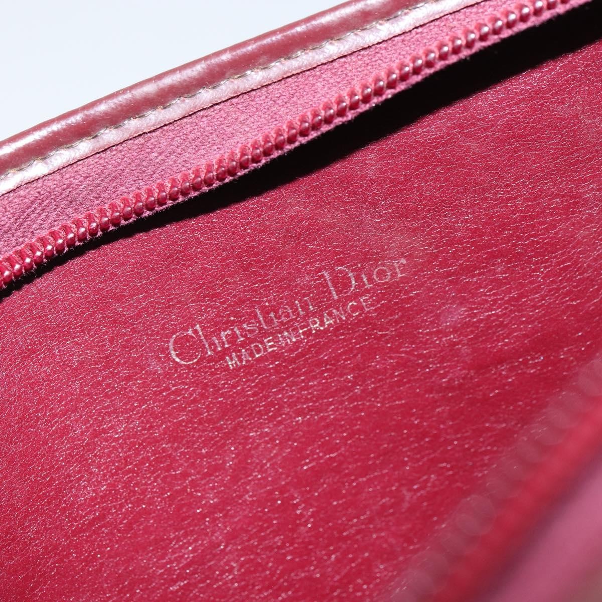 Christian Dior Vintage Trotter Canvas Red Canvas Shoulder Bag Bag (Pre-Owned)