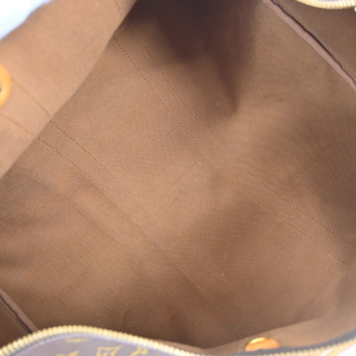 Louis Vuitton Keepall Monogram Canvas Brown Canvas Travel Bag Bag (Pre-Owned)