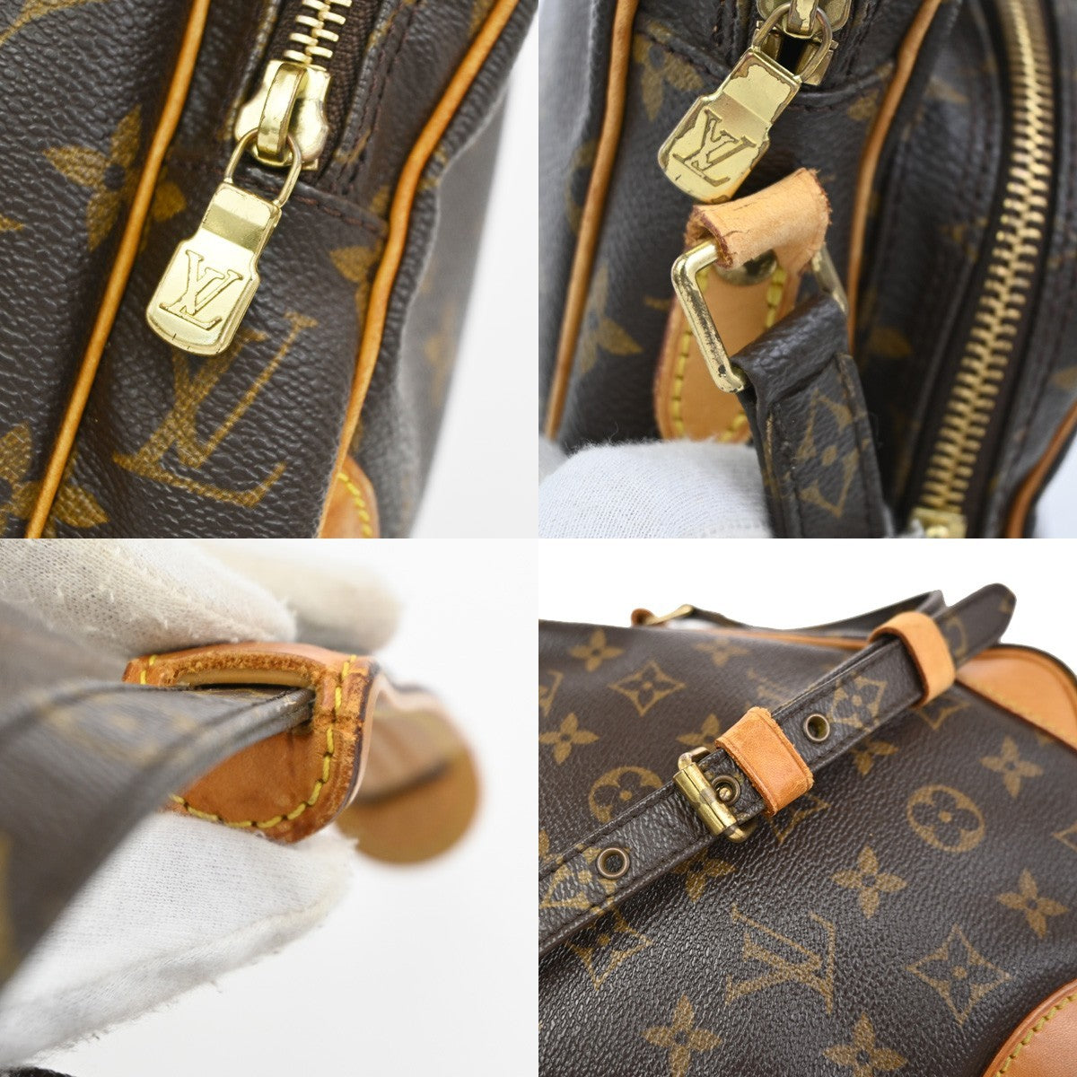 Louis Vuitton Amazone Monogram Canvas Brown Canvas Shoulder Bag Bag (Pre-Owned)