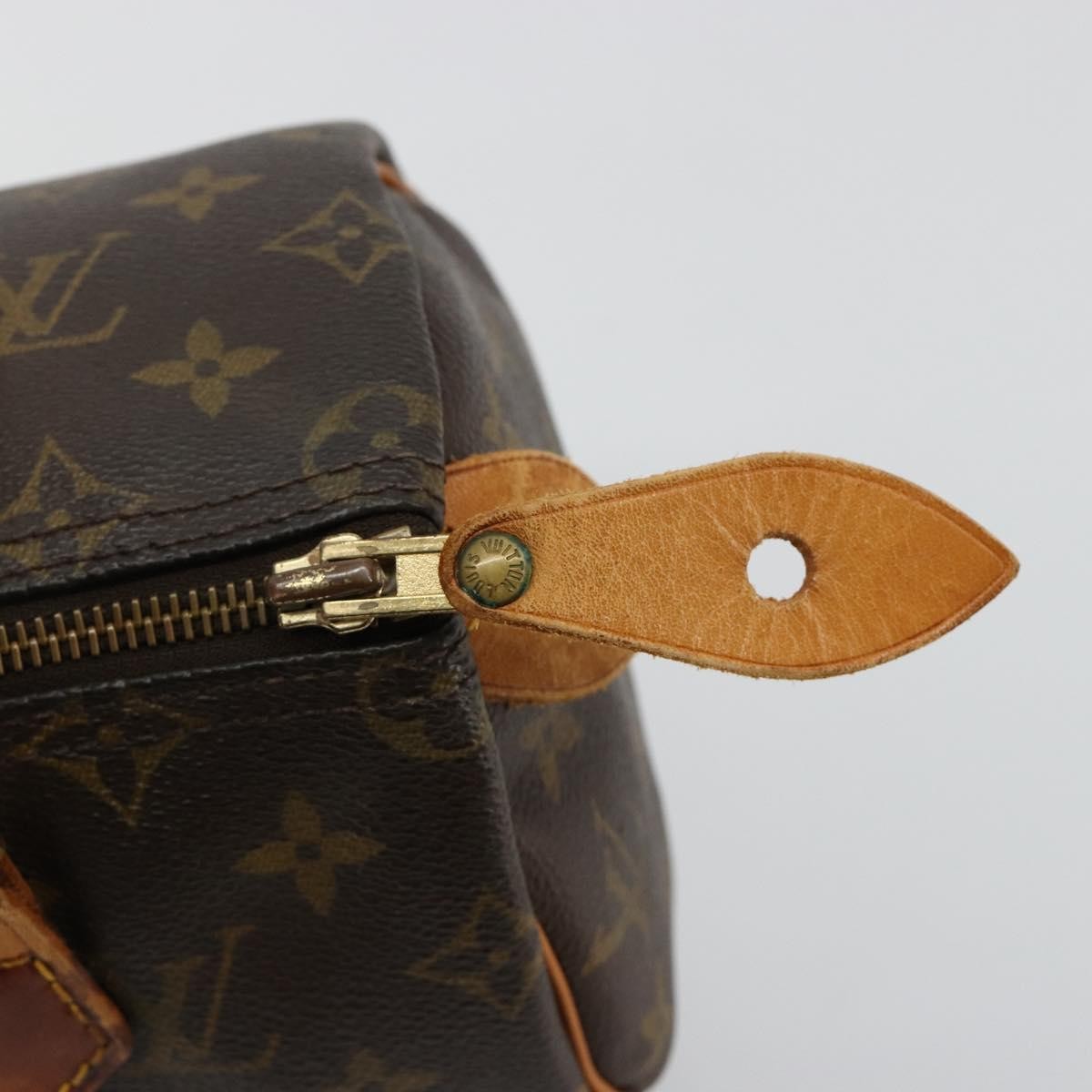 Louis Vuitton Speedy Monogram Canvas Brown Canvas Handbag (Pre-Owned)