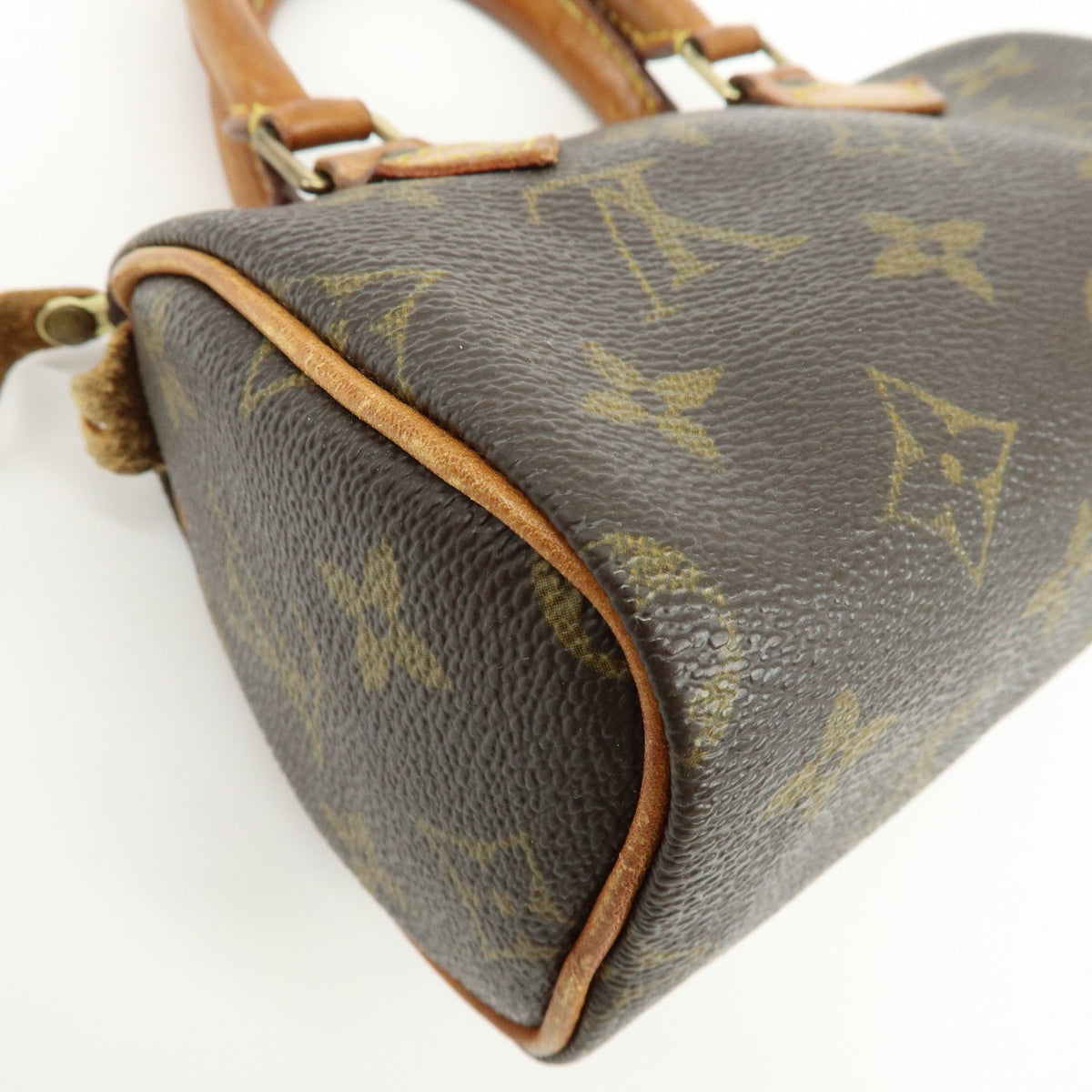 Louis Vuitton Speedy Mini Hl Monogram Canvas Brown Canvas Handbag (Pre-Owned)