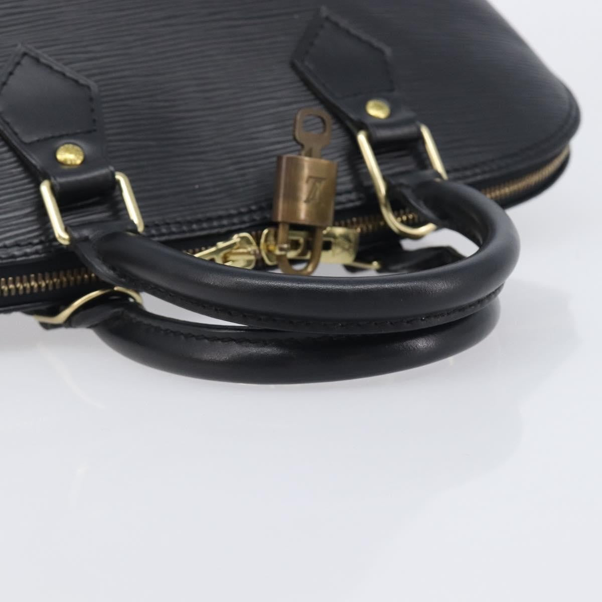 Louis Vuitton Vintage Alma Epi Leather Black Leather Handbag (Pre-Owned)