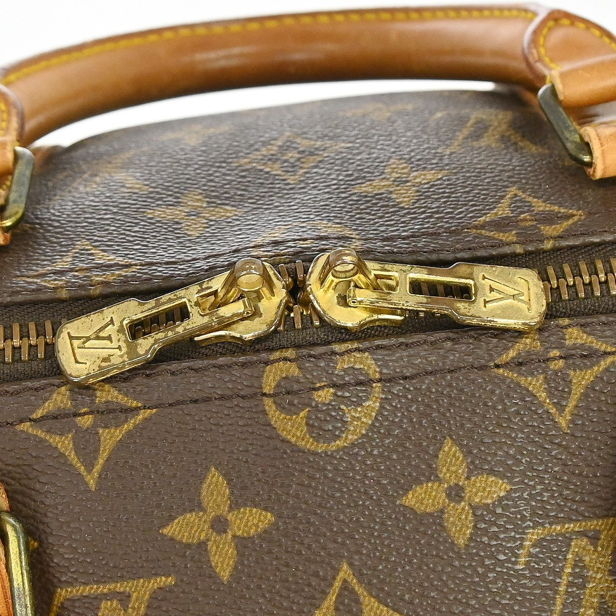 Louis Vuitton Keepall Monogram Brown Canvas Travel Bag Bag (Pre-Owned)