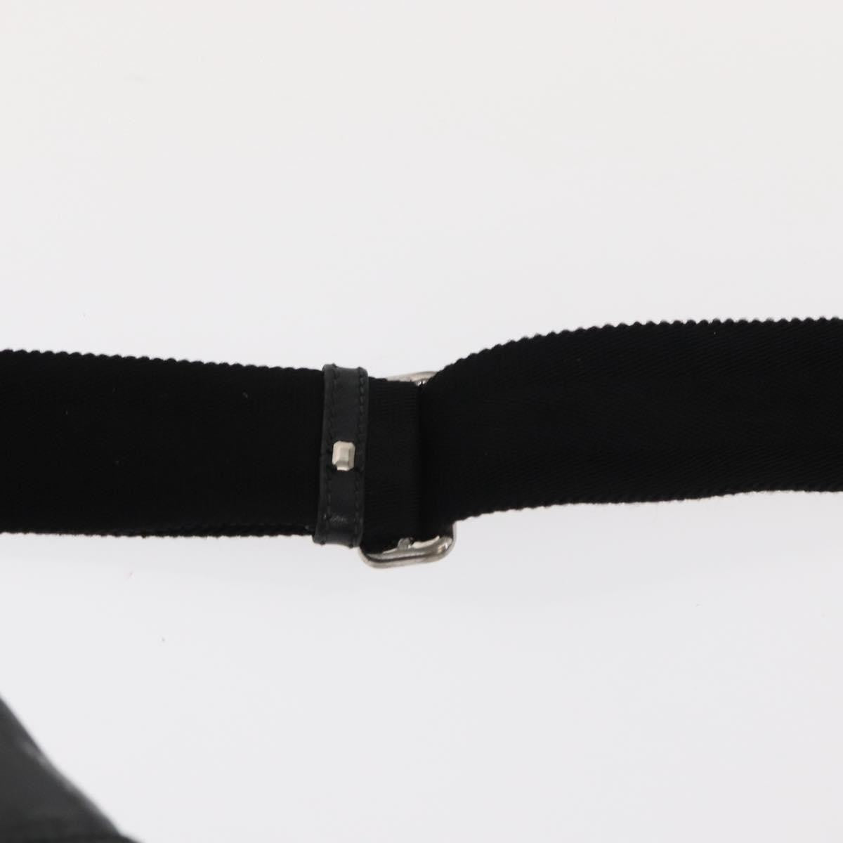 Gucci 500 Web Double Buckle Messenger Gg Imprime Black Canvas Shoulder Bag Bag (Pre-Owned)