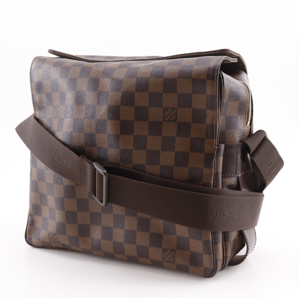 Louis Vuitton Naviglio Damier Ebene Brown Canvas Shoulder Bag Bag (Pre-Owned)