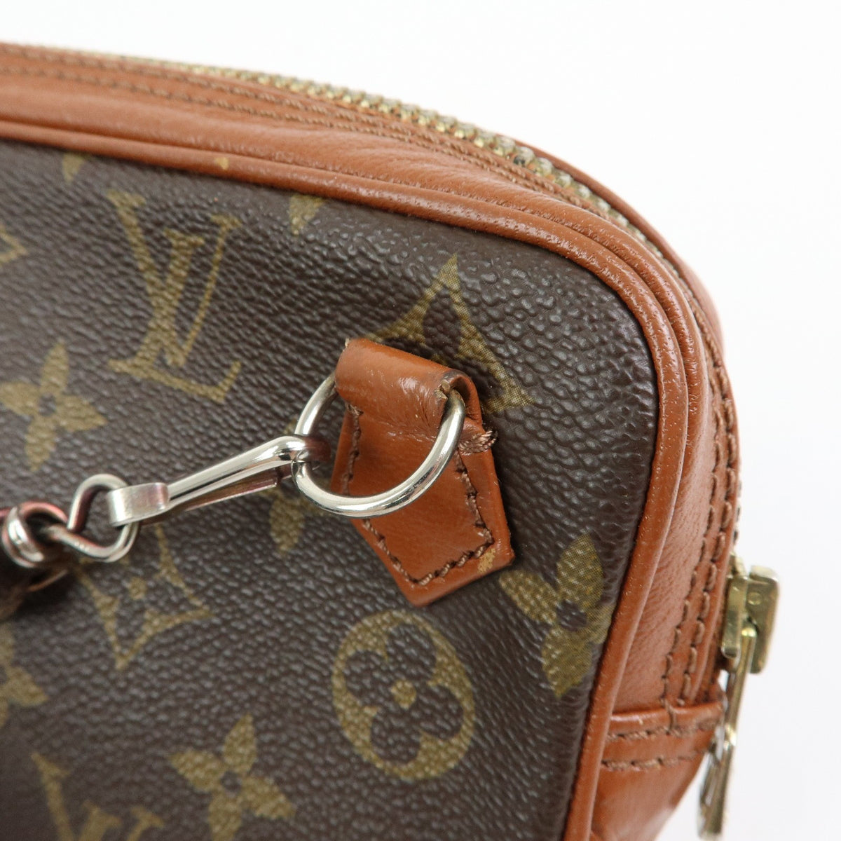 Louis Vuitton Pochette Marly Bandouliere Monogram Canvas Brown Canvas Handbag (Pre-Owned)