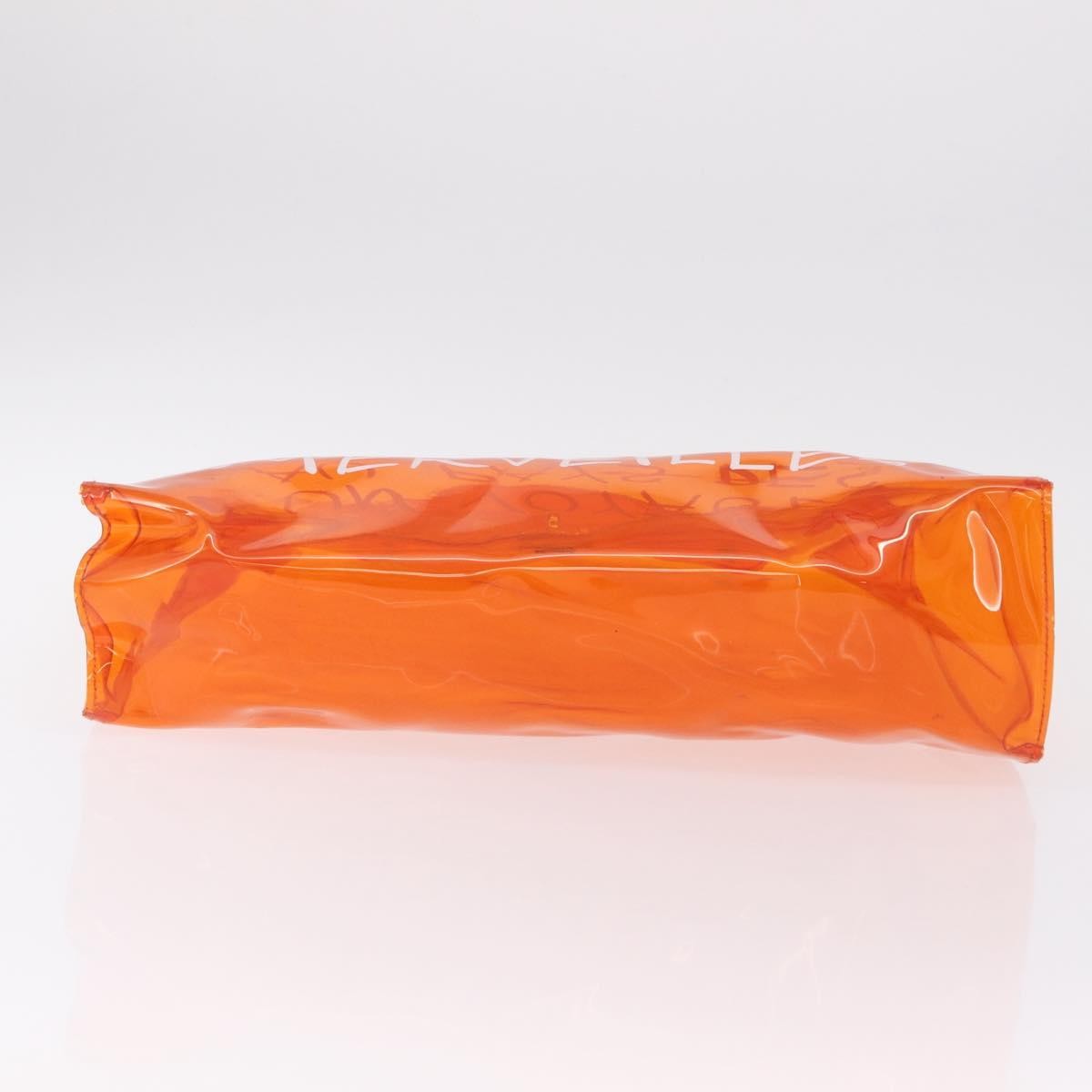 Hermes Kelly Souvenir Vinyl Orange Plastic Handbag (Pre-Owned)