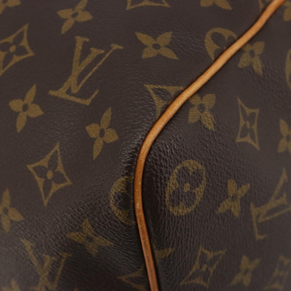 Louis Vuitton Keepall Monogram Brown Canvas Travel Bag Bag (Pre-Owned)