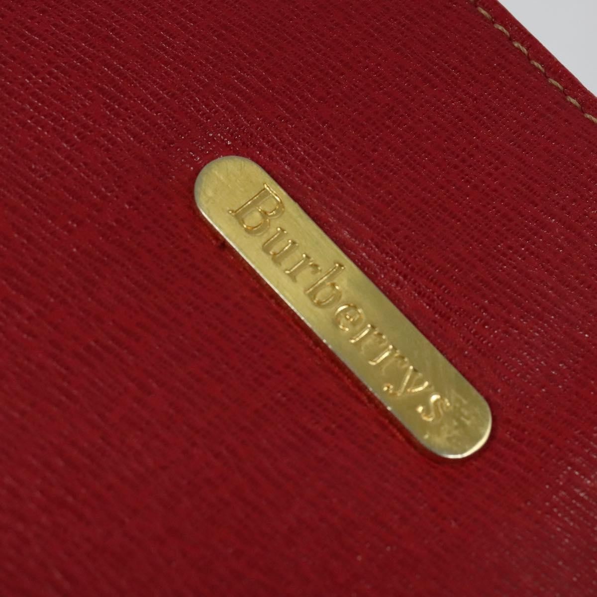 Burberry Vintage Leather Red Leather Shoulder Bag Bag (Pre-Owned)