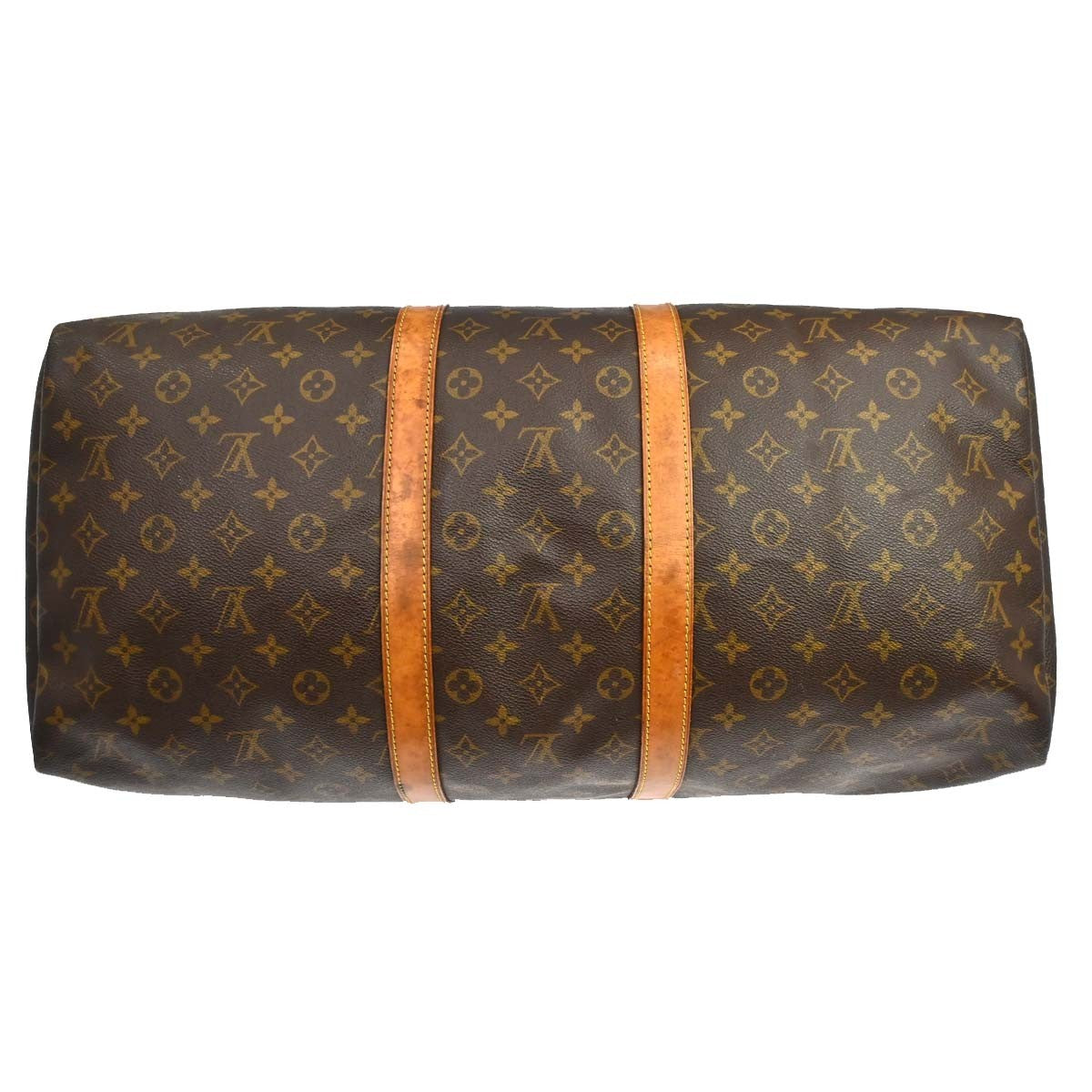 Louis Vuitton Keepall Monogram Canvas Brown Canvas Travel Bag Bag (Pre-Owned)