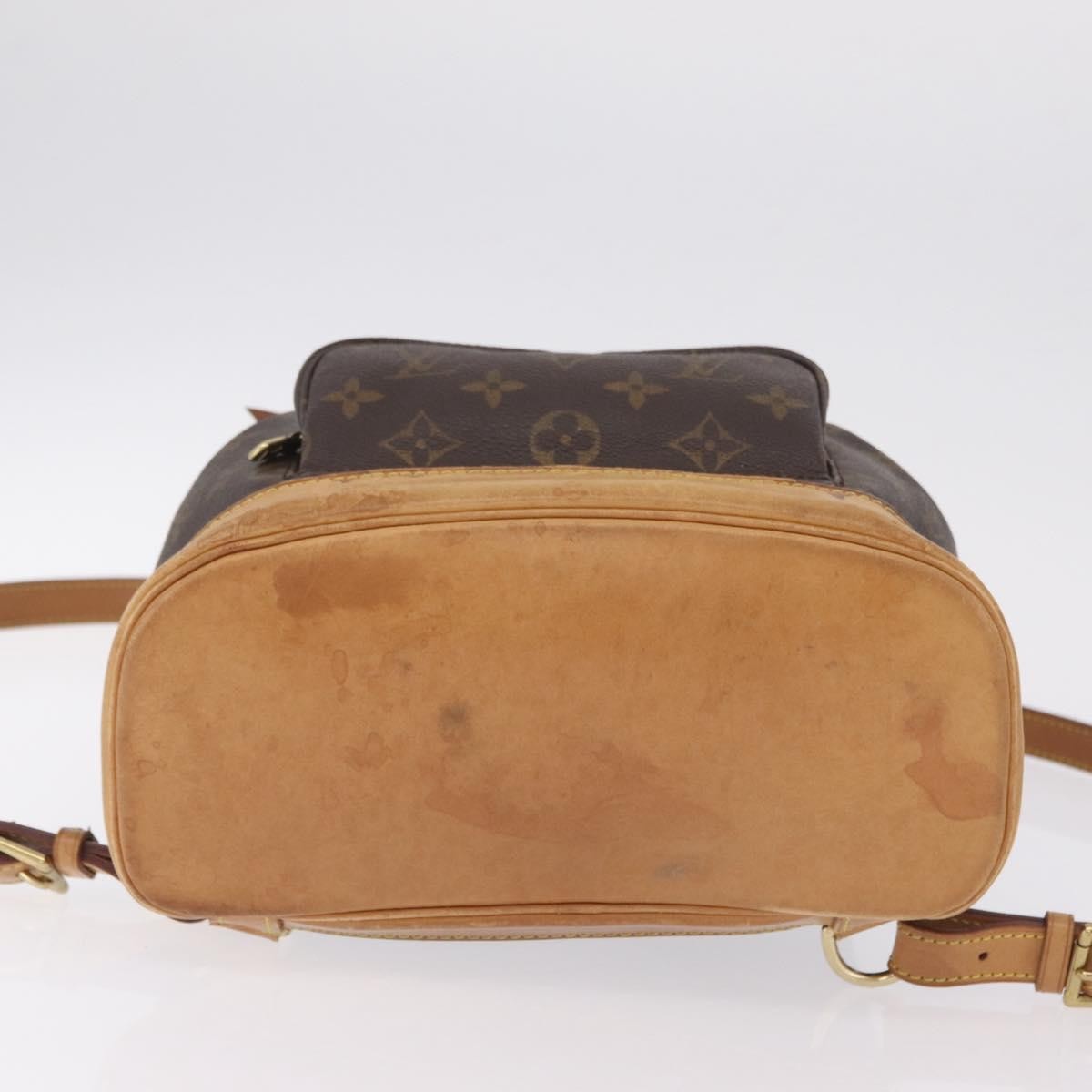 Louis Vuitton Vintage Montsouris Monogram Canvas Brown Canvas Backpack Bag (Pre-Owned)
