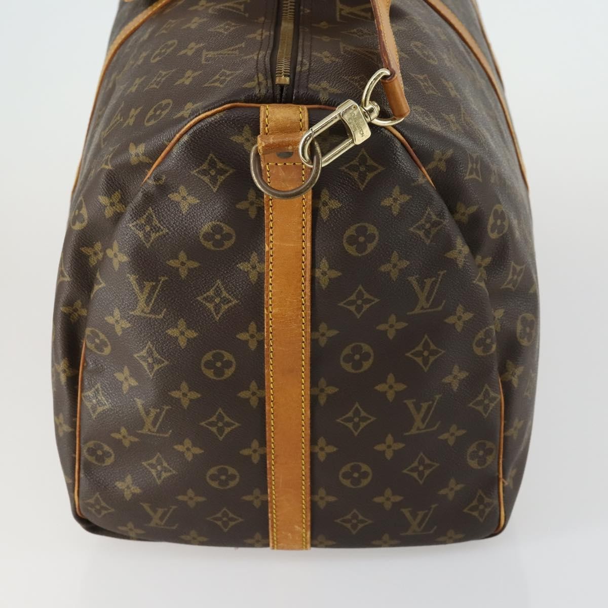 Louis Vuitton Keepall Bandouliere Monogram Canvas Brown Canvas Travel Bag Bag (Pre-Owned)
