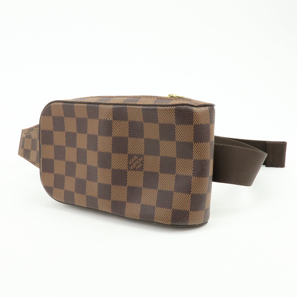 Louis Vuitton Geronimos Waist Damier Brown Canvas Shoulder Bag Bag (Pre-Owned)