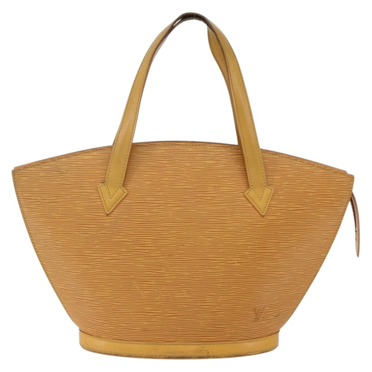 Louis Vuitton Saint Jacques Epi Leather Yellow Leather Handbag (Pre-Owned)