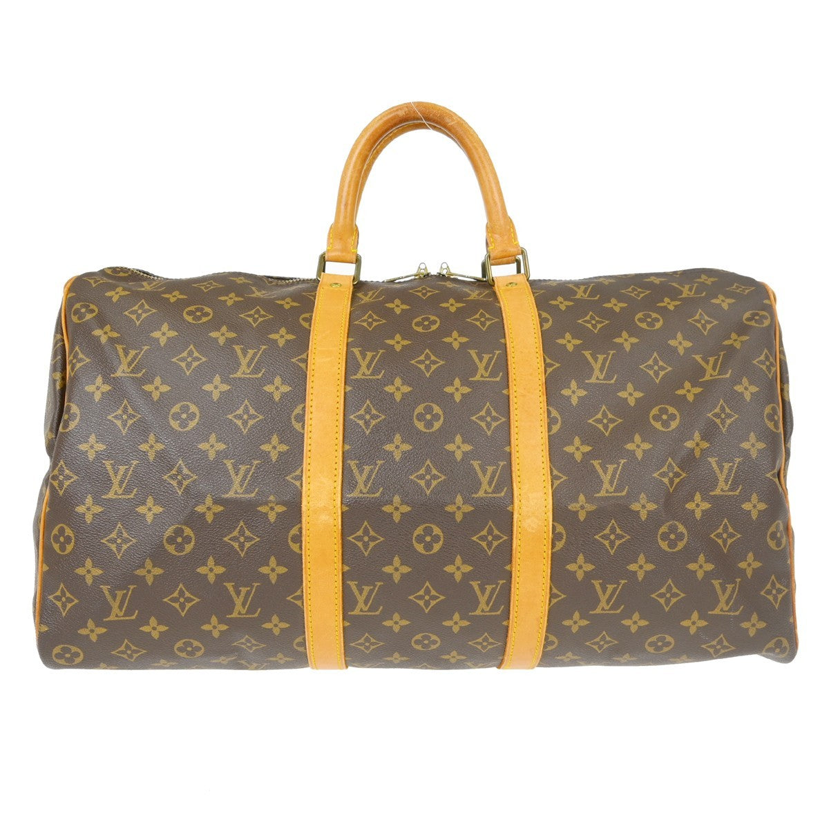 Louis Vuitton Keepall Monogram Canvas Brown Canvas Travel Bag Bag (Pre-Owned)