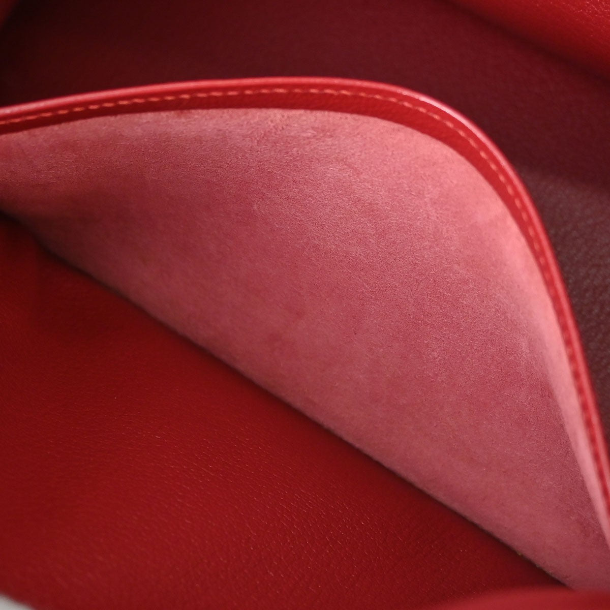 Hermes Birkin Red Togo With Palladium Hardware Red Leather Handbag (Pre-Owned)