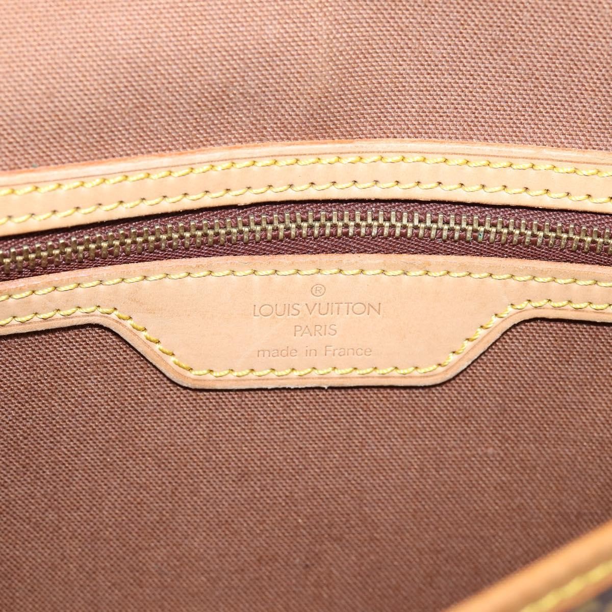 Louis Vuitton Sac Gibeciere Messenger Monogram Canvas Brown Canvas Shoulder Bag Bag (Pre-Owned)