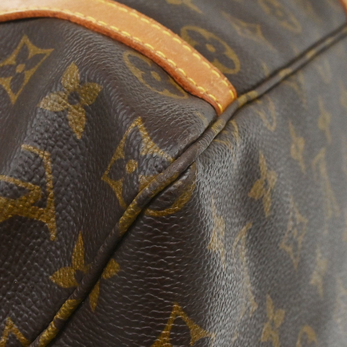 Louis Vuitton Shopping Sac Monogram Canvas Brown Canvas Handbag (Pre-Owned)