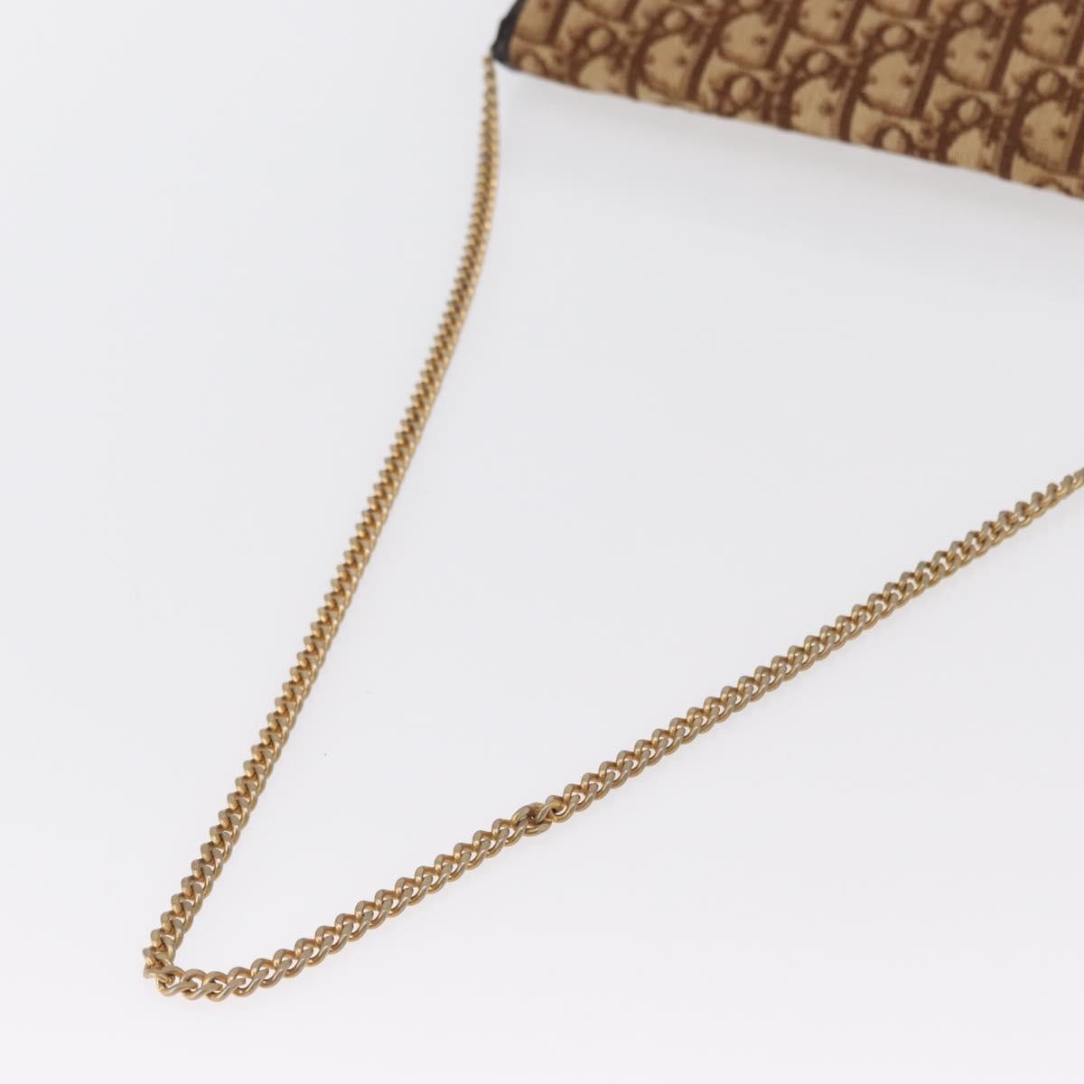 Christian Dior Vintage Trotter Canvas Beige Canvas Shoulder Bag Bag (Pre-Owned)