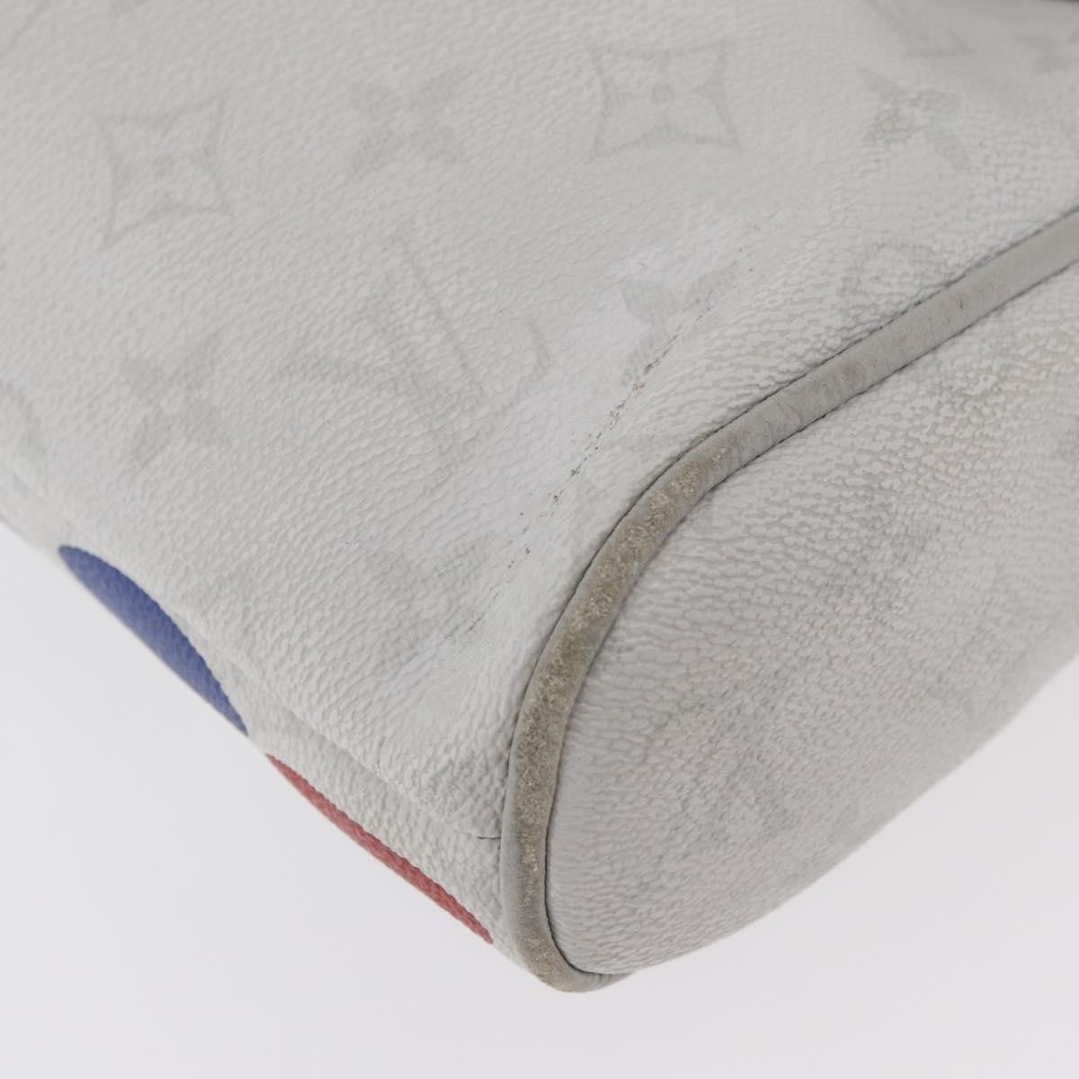 Louis Vuitton Chalk Sling Limited Edition Logo Story Monogram Canvas Gray Canvas Handbag (Pre-Owned)