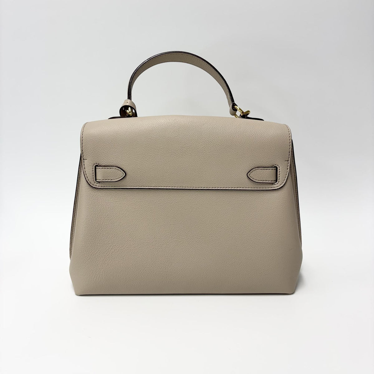 Louis Vuitton Lockme Ever Leather Beige Leather Handbag (Pre-Owned)
