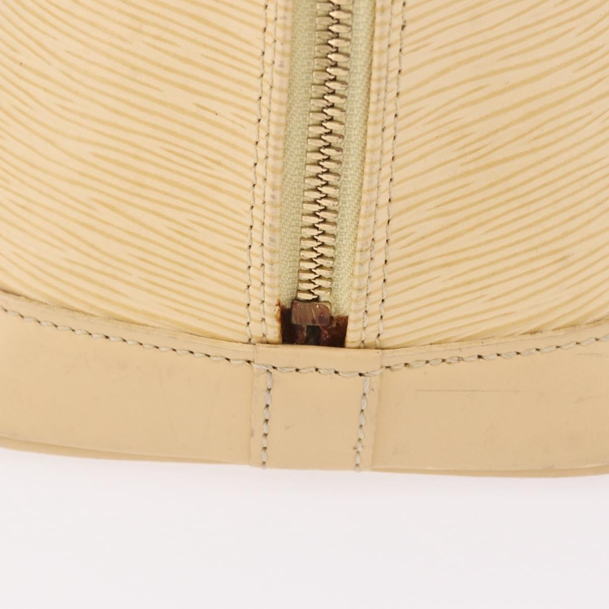 Louis Vuitton Alma Epi Leather Beige Leather Handbag (Pre-Owned)