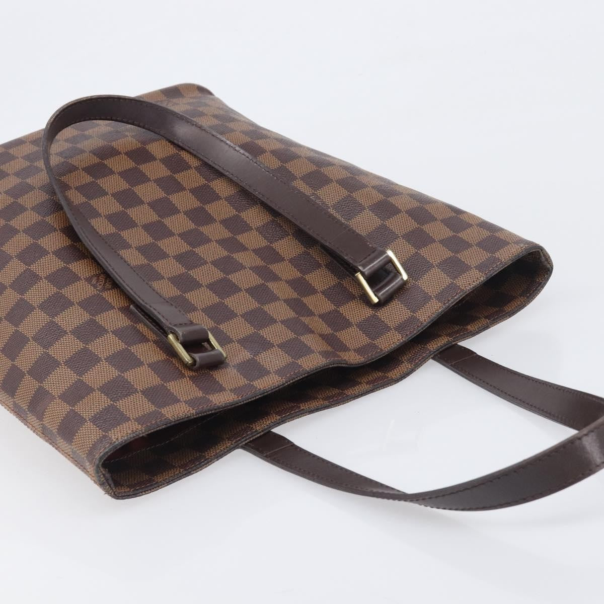 Louis Vuitton Vavin Damier With Leather Brown Canvas Handbag (Pre-Owned)