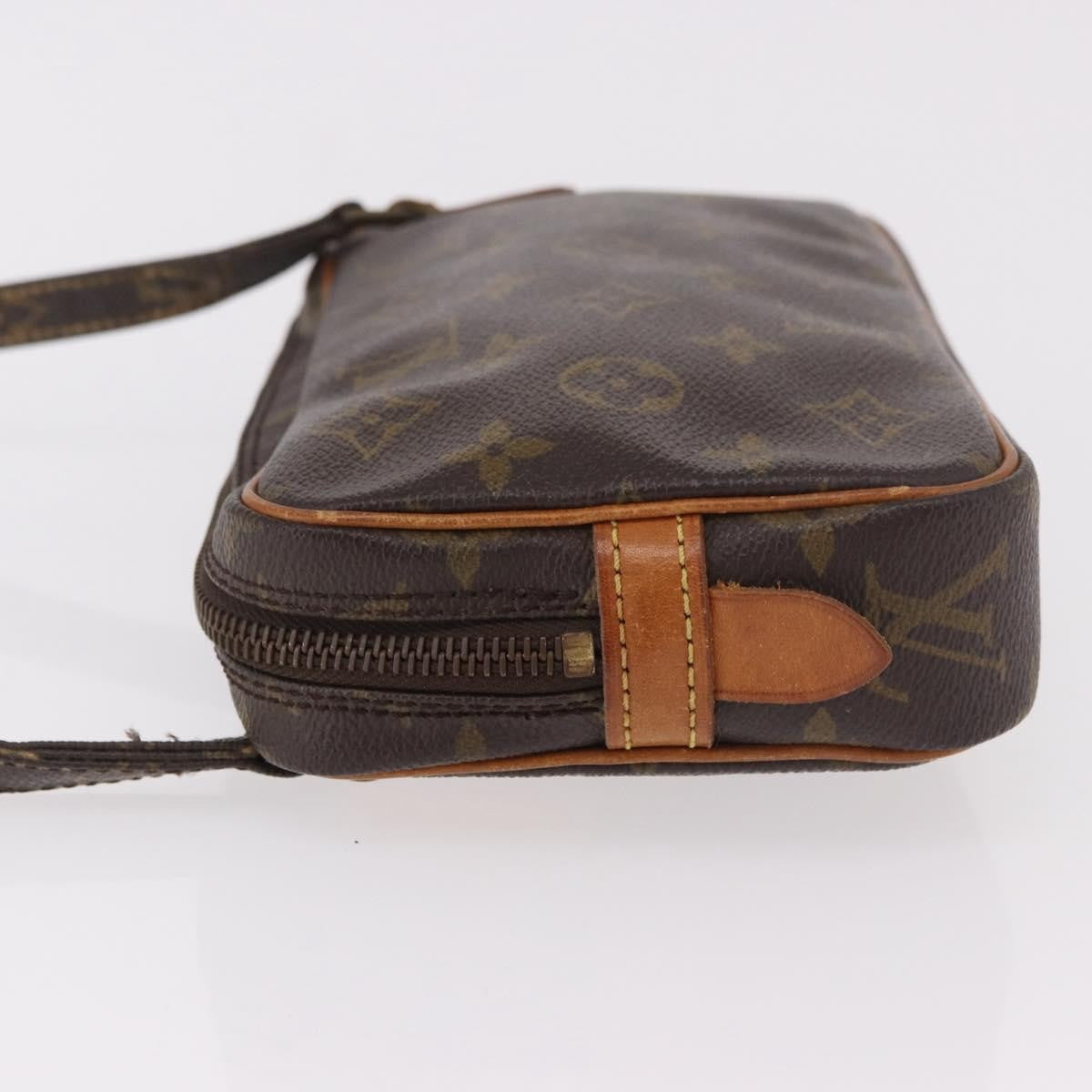 Louis Vuitton Pochette Marly Bandouliere Monogram Canvas Brown Canvas Shoulder Bag Bag (Pre-Owned)