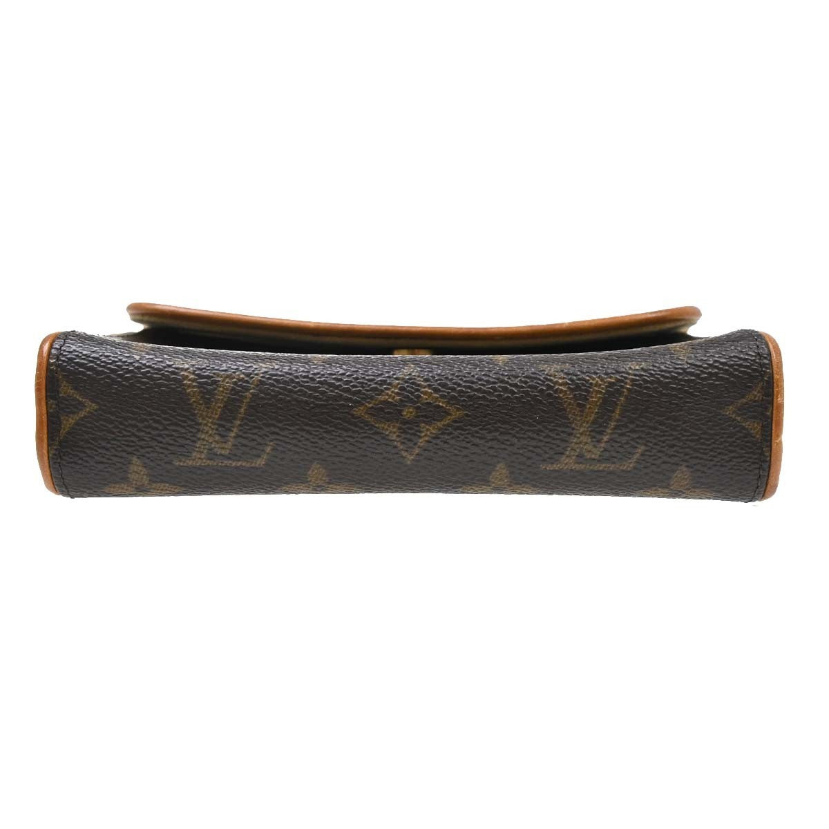 Louis Vuitton Florentine Waist Monogram Canvas Brown Canvas Clutche & Pouche Bag (Pre-Owned)
