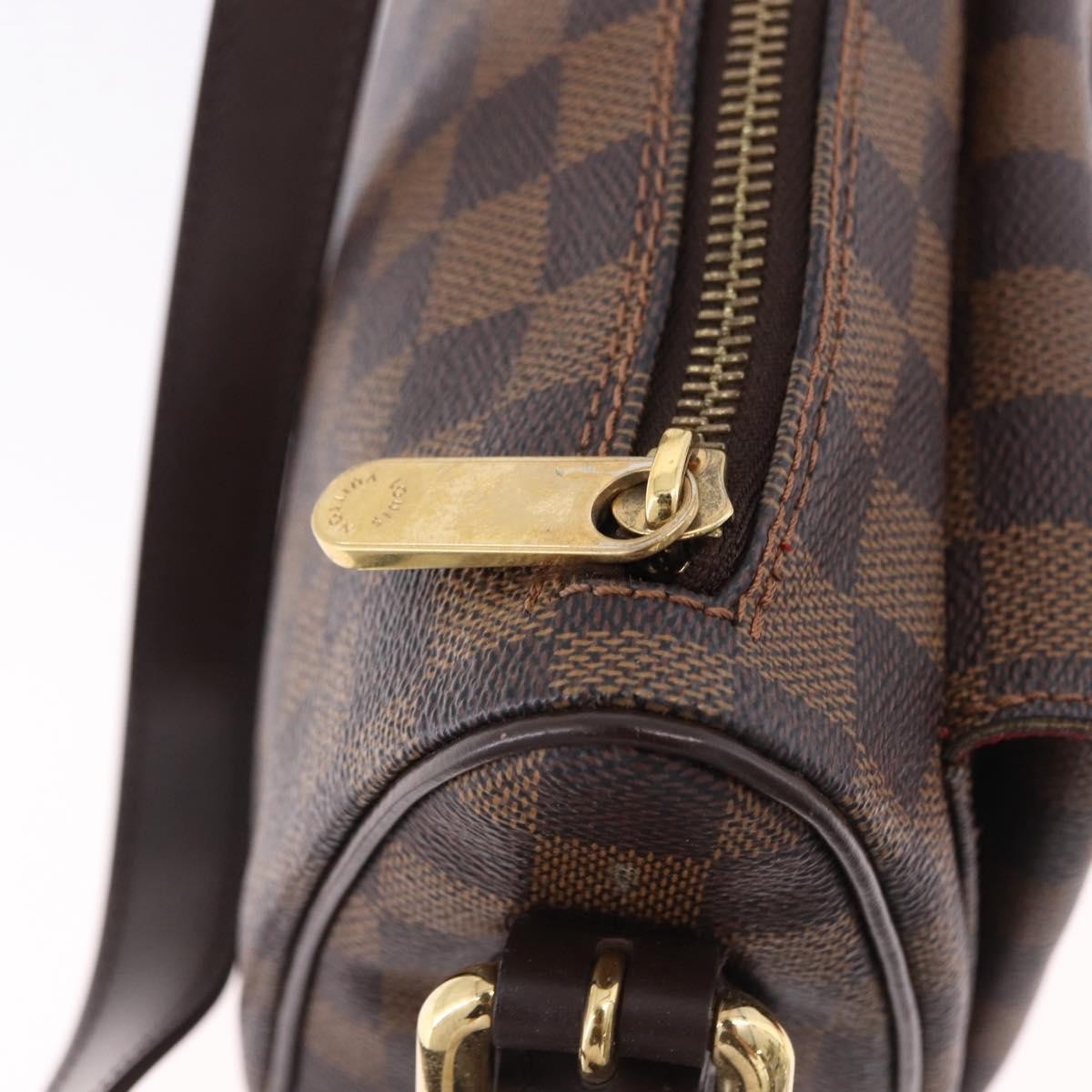 Louis Vuitton Ravello Damier Ebene Brown Canvas Shoulder Bag Bag (Pre-Owned)