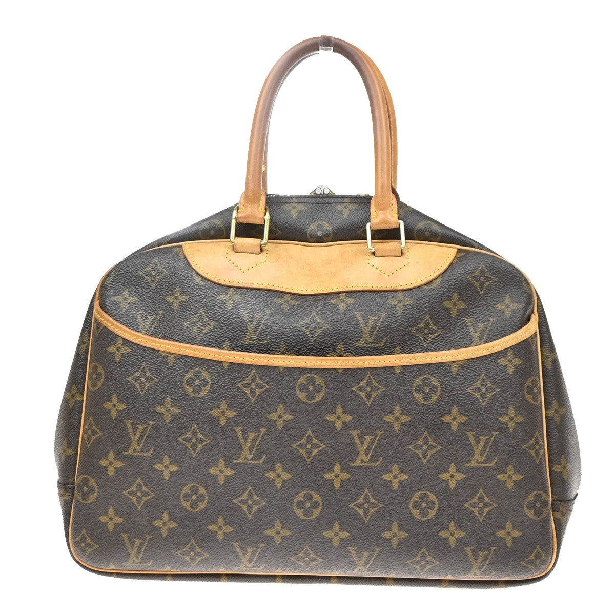 Louis Vuitton Trouville Monogram Canvas Brown Canvas Handbag (Pre-Owned)