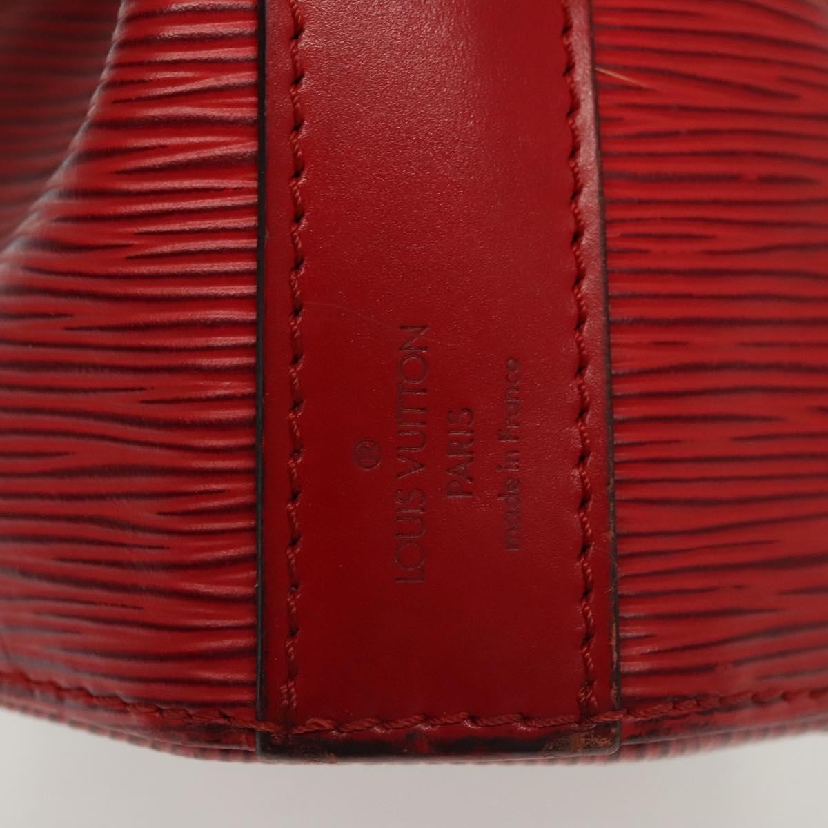 Louis Vuitton Vintage Sac D'epaule Epi Leather Red Leather Handbag (Pre-Owned)