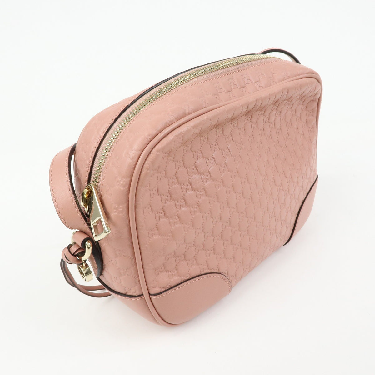 Gucci Bree Disco Microguccissima Leather Pink Leather Crossbody Bag Bag (Pre-Owned)