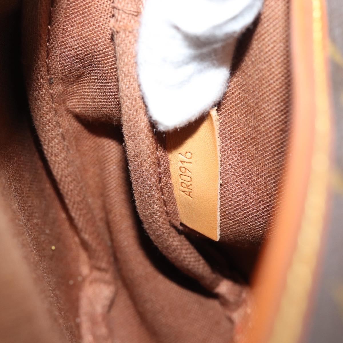 Louis Vuitton Saumur Monogram Canvas Brown Canvas Shoulder Bag Bag (Pre-Owned)
