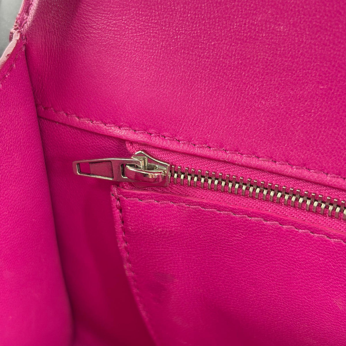 Balenciaga Hourglass Top Handle Leather With Crystals Pink Leather Handbag (Pre-Owned)
