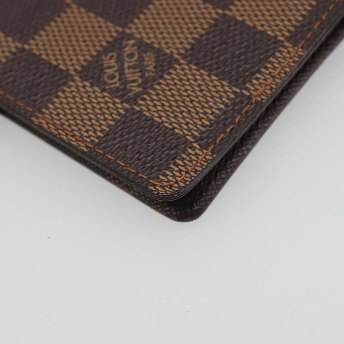 Louis Vuitton Ring Agenda Cover Damier Brown Canvas Briefcase Bag (Pre-Owned)