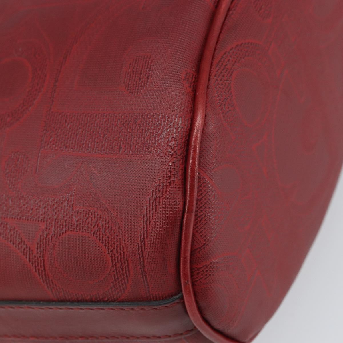 Christian Dior Vintage Trotter Canvas Red Canvas Shoulder Bag Bag (Pre-Owned)