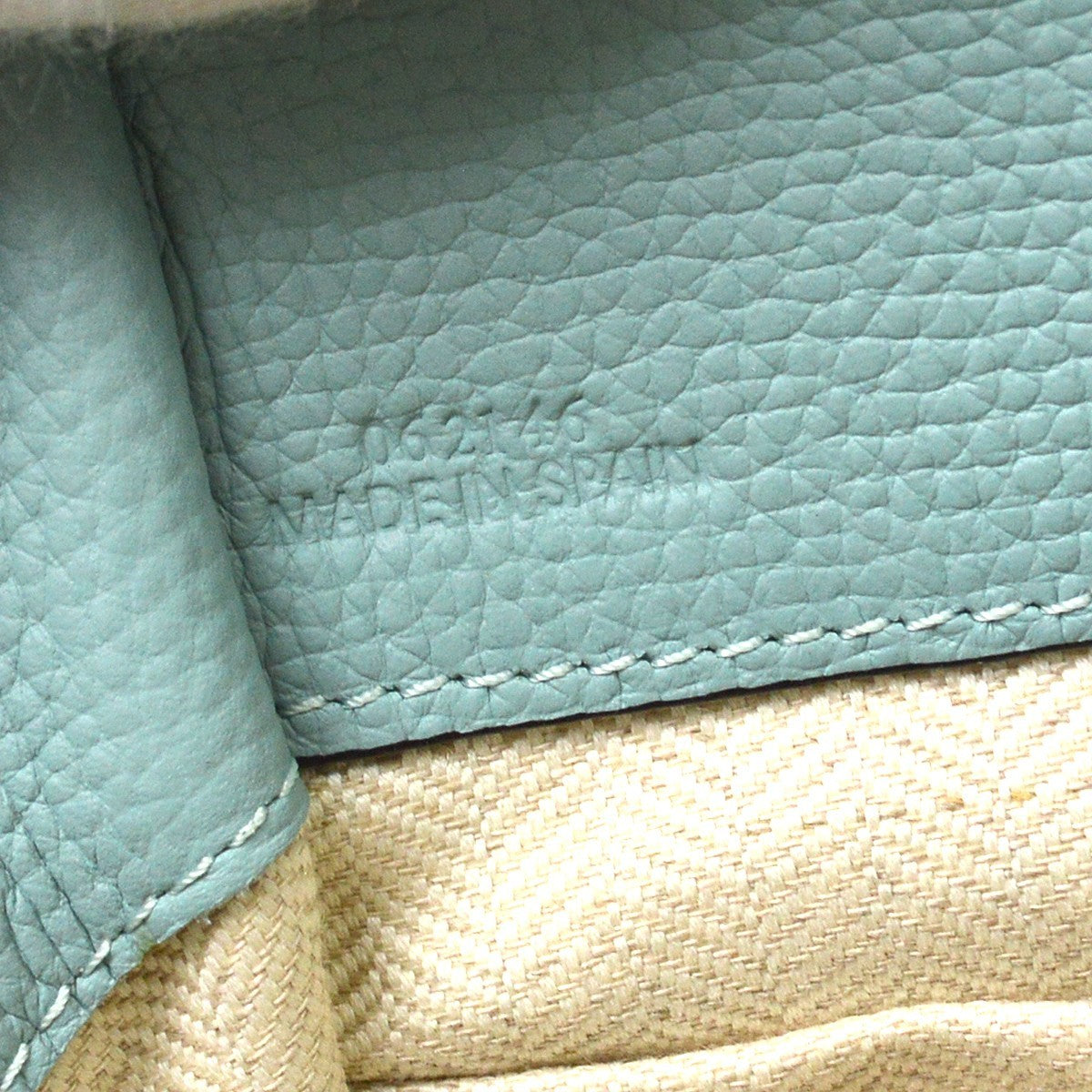 Loewe Hammock Leather Blue Leather Handbag (Pre-Owned)
