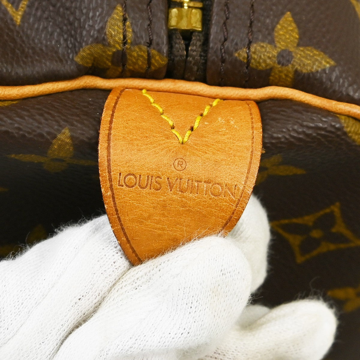 Louis Vuitton Keepall Monogram Canvas Brown Canvas Travel Bag Bag (Pre-Owned)